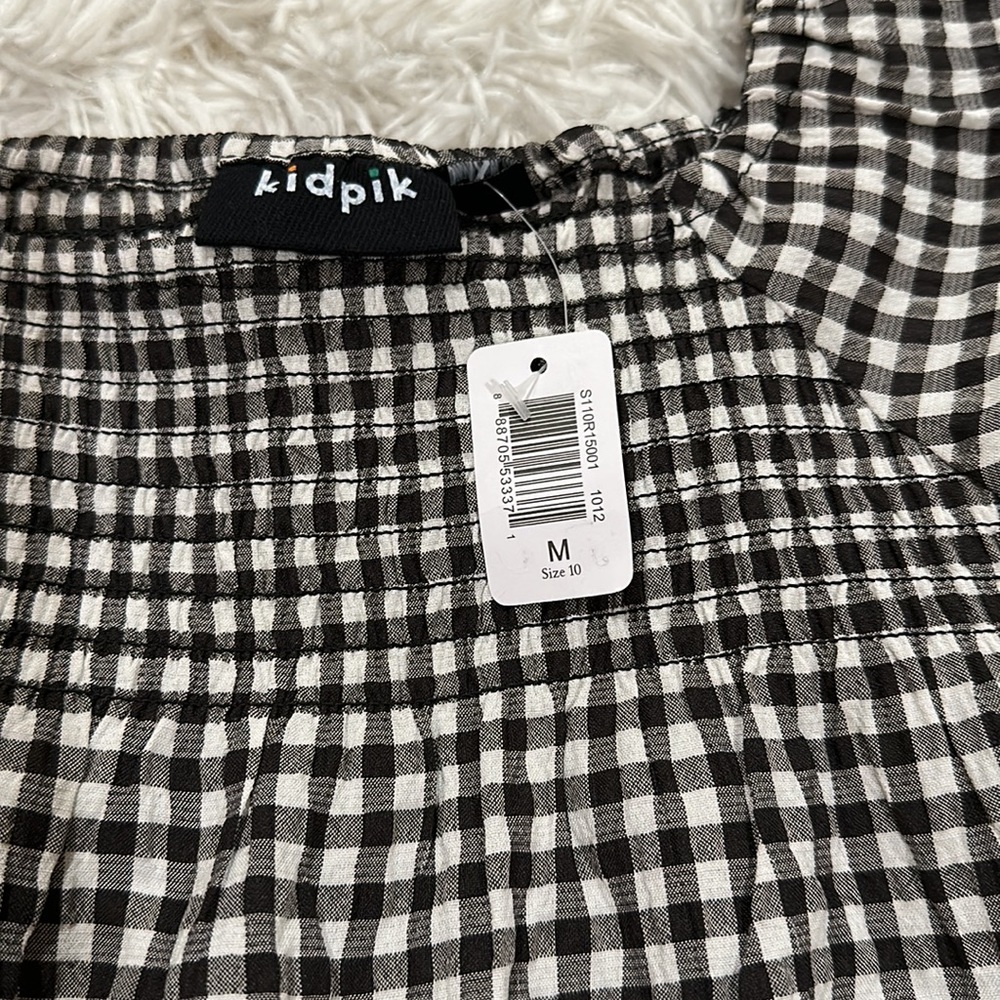 Kidpik Gingham Jumpsuit - Picture 3 of 6
